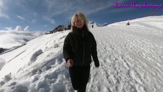 LittleMaryLollipop - Blowjob Teen In a Public Ski Resort -0