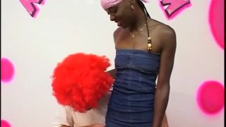 Skinny black girl gets bent over to get railed from behind Black!-1