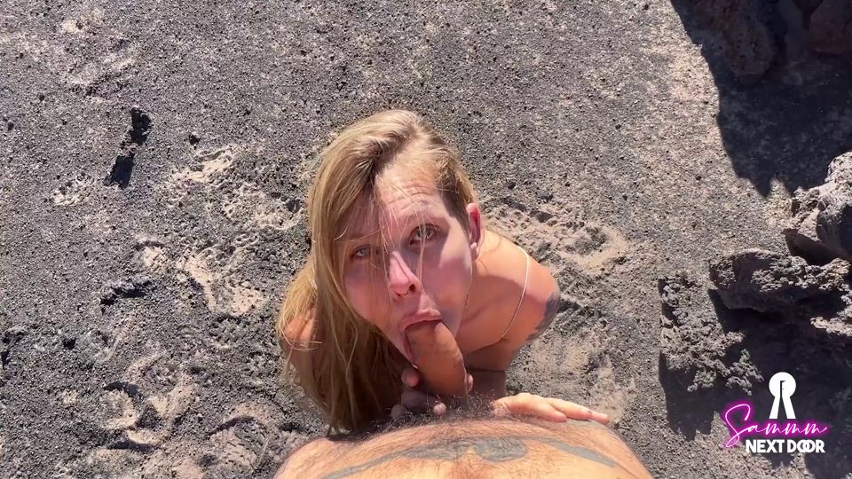 Sammm Next Door - Public Sex - We Hiked a Volcano and he Erupted in my Mouth [1080p] - Teen