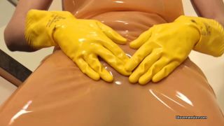 Rubber gloves and boots wank -  Domination-3