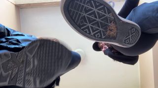 PETITE PRINCESS FEMDOM: DOUBLE POV SPITTING AND DIRTY SNEAKER SOLES WORSHIP 1080P - Shoe licking-6