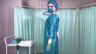 adult video 5 Haus of Poison - Latex Surgeon Gowning & Double Gloving, fetish friendly on femdom porn -8