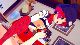 Wet Waifus - Horny Machu needs you to take her Virginity - hentai 3d-8