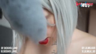 [GetFreeDays.com] Cute bunny eats my whole cock and I put it all in until I fill it with milk - LilMilk Sex Stream July 2023-5