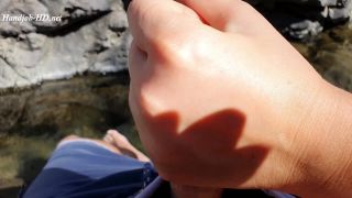 clip 40 Handjob in Nature – Miss Smith, feet fetish website on handjob porn -4