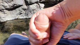 clip 40 Handjob in Nature – Miss Smith, feet fetish website on handjob porn -5