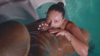 Busty Klara - Big Tit BBW Fucks BBC At The Swimming Pool - Milf-3