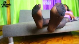 Massage my feet, footboy Pantyhose!-9