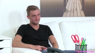 Horny agent sucks and fucks stud SD-2