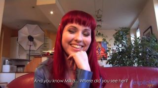 The first lesbian video of French redhead babe Graziella Diamond. Part 1 Pantyhose-2