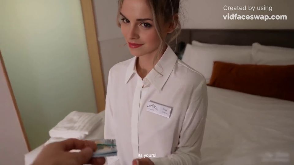 Virgin Hotel Maid Seducing Mature Men in Sneaky Encounters