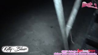 Hot blonde fucks with her boyfriend in public-9