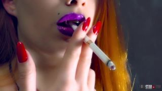 Miss Kira Star - Purple Lips Smoking.-3