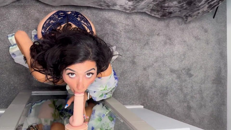 Aaliyah Yasin's Mirror Dildo JOI Seduction by ThatBritishGir