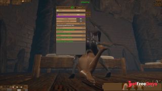 Huge werewolf monster impregnates girl-5