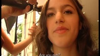 First porn video of the French teen Judy Minx. POV casting pov Judy Minx-1