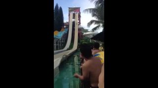 Accidental nudity on the water slide-0