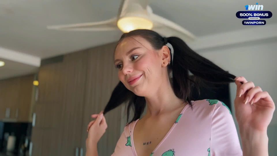 Models Porn - Eva Soda - Stepsister In Pajamas Begged For a Hard Anal Fuck! - Natural tits