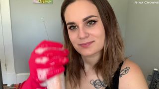 video 2 hypno fetish fetish porn | Nina Crowne – Soapy Gloved Handjob & Sounding | femdom joi-6