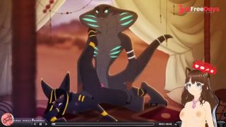 [GetFreeDays.com] Egyptian Gods deliberately fuck until He cums inside her pregnant Furry animation - Jazziuu Sex Leak April 2023-0