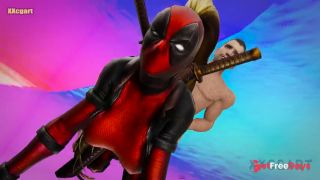 [GetFreeDays.com] Lady DeadPool woman - Sexy Sex in the Rainbow Space Porn Film December 2022-0