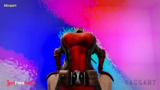 [GetFreeDays.com] Lady DeadPool woman - Sexy Sex in the Rainbow Space Porn Film December 2022-6