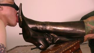 online clip 14 Boot Heel Worship CBT Humiliation - Ignored Soles Licker - FullHD 1080p, lesbian fetish on fetish porn -2