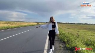 [GetFreeDays.com] Hot Bitch Hitchhikes in Tight Leggings and Pays for the Ride with Sex Sex Leak October 2022-0