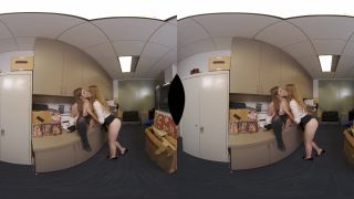 Ashley Lane, Gracie Green, Stephanie West in Office Christmas Party on virtual reality -0