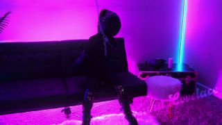 Mistress Luna Trains And Rewards Her New Gimp  Femdom  Handjob-1