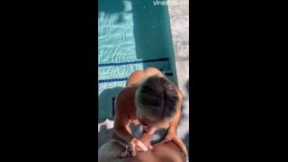 Scarlett Scarlett Kisses Tease Cock POV Style in the Swimming Pool Video  car fuck-0