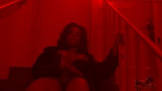 Strokes Red Lit Stairs - (Shemale porn)-5