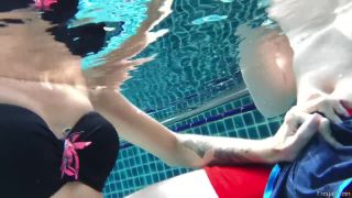 Sobestshow, Freya Stein - public handjob in the pool, under water , bbw amateur big on russian -3