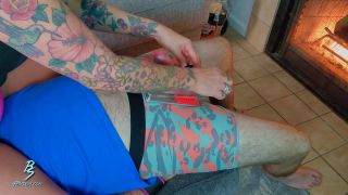 xxx clip 41 Brutal Facesitting And Femdom – His Balls Squished In The Spiked Ball Crusher And His Cock Was Throbbing While I Jerked It, stinky foot fetish on handjob porn -3