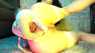 Stacy Bloom masturbate glass bottle in her anal Download ...-0