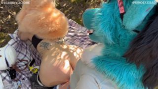 Blberrylicious - Cheating on my spouse with a furry that has the tighest pussy in the middle of the park!-9