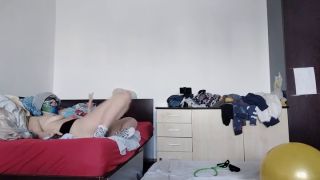 HairyMaid - Sexy wife does yoga naked. Hot latina hairy pussy, big ass-8