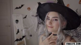 Eva Elfie - Cute Horny Witch Gets Hard Fucked With Swallow Ultra HD/4K-1