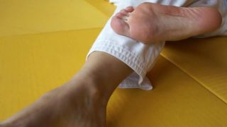 Judo Girls Foot Fight-5