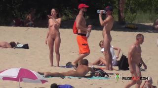 Black Sea Nude Beach - sharp boobs 2 Nudism!-0