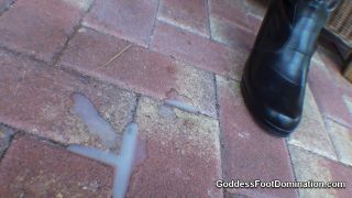 GoddessFootDomination com SD & HD Brianna - Clothespinned Boot Masturbation Instruction-9