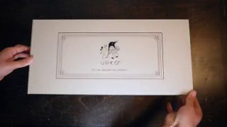 Exclusive Dominatrix Mara Unboxes BDSM Collar Accessories from UPKO-3