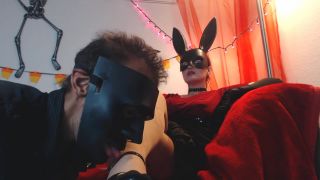 adult video clip 49 mia lelani bdsm sex Mistress Alace Amory – Follow the Black Rabbit Part 1: Sucking her Heels [: SHOE FETISH, BBW FEMALE DOMINATION, HIGH HEELS, FEMALE SUPREMACY], masked on femdom porn-1