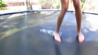 online clip 31 femdom empire strapon I Love Long Toes - Trampoline, pov on pussy licking-1