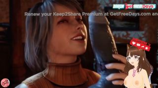 [GetFreeDays.com] Ashley from Resident Evil 4 provokes Leon by sucking a giant black dildo 3D Animation - Jazziuu Porn Stream October 2022-8