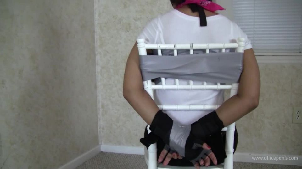 adult video clip 30 Tape Self Bondage Struggle - bondage - fetish porn bdsm work
