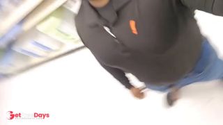 [GetFreeDays.com] Thick Black Daddy Jerks Off in Public Store Porn Clip January 2023-9