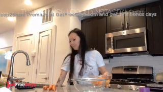 Baking Carrot Cake Muffins while Fucking Myself-1