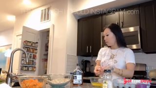 Baking Carrot Cake Muffins while Fucking Myself-3