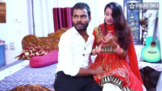 My cute desi sexy newly wife doesnt want to go office for whol....-1